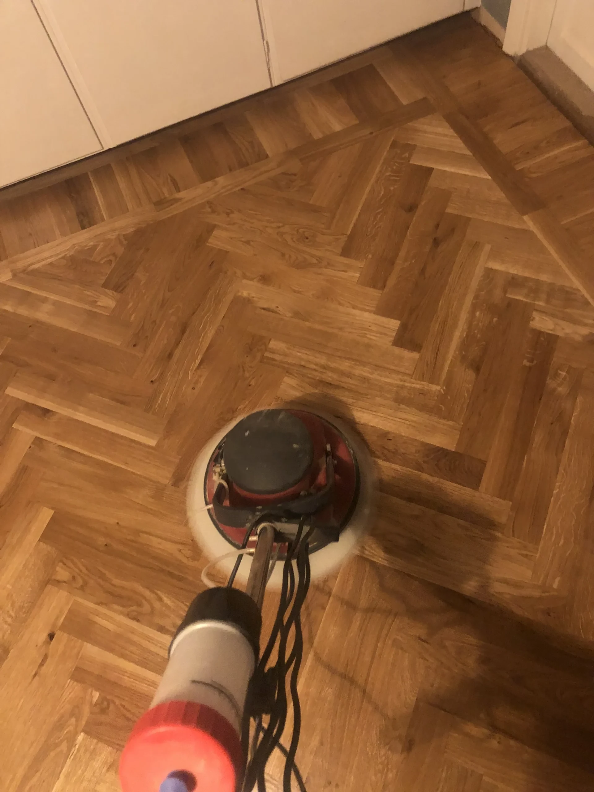 Stavparkett i solid ek, Gamla Uppsala